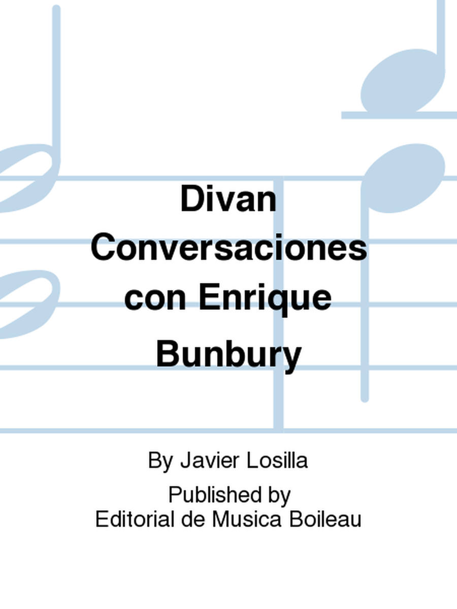 Divan Conversaciones con Enrique Bunbury