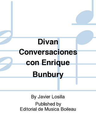 Divan Conversaciones con Enrique Bunbury