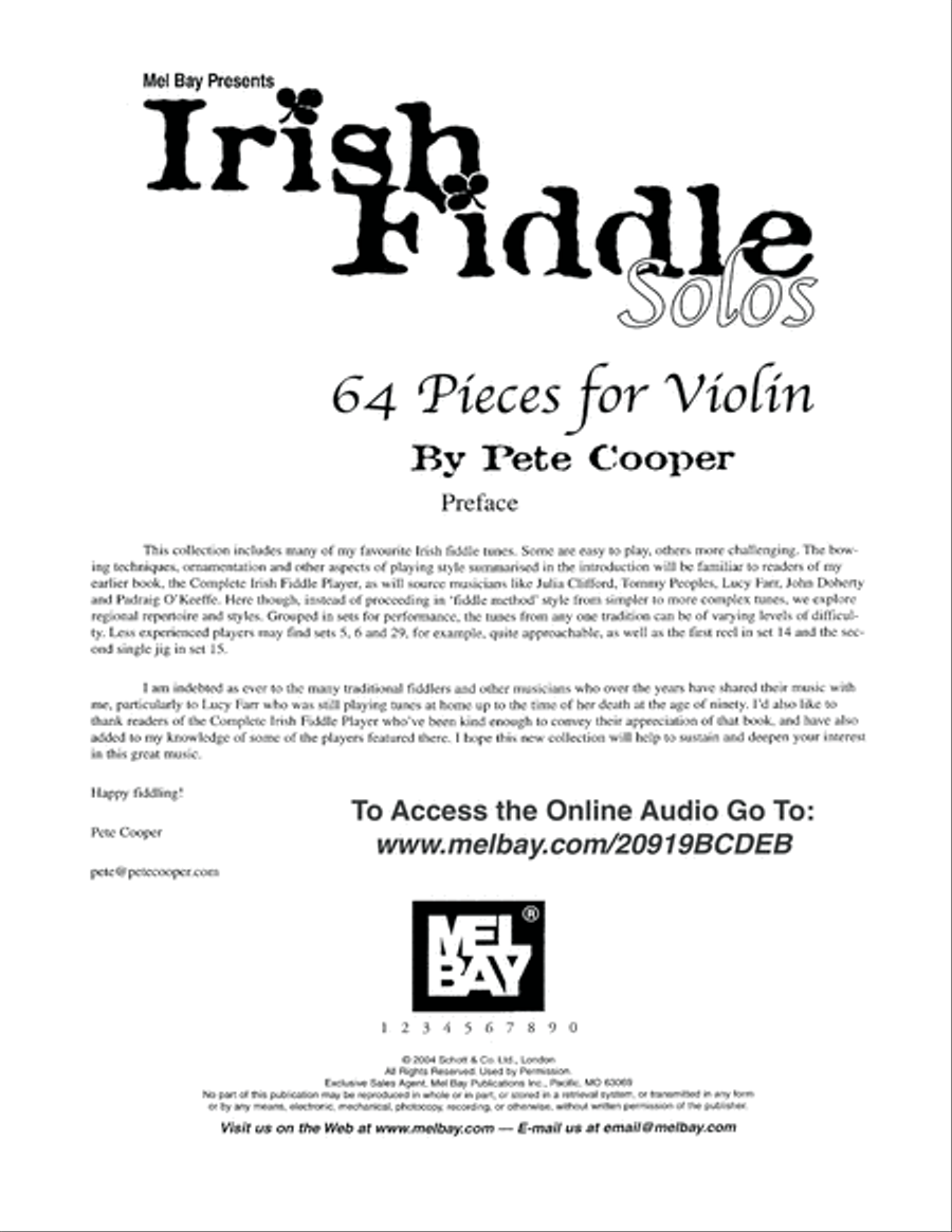 Irish Fiddle Solos Violin scores gallery preview page 2