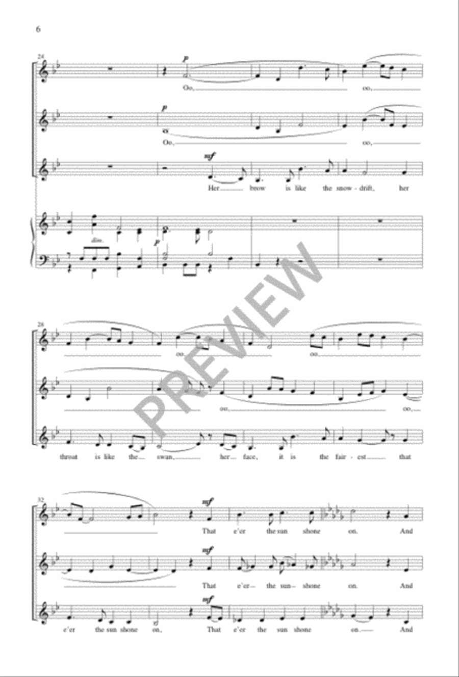 Annie Laurie 3-Part scores gallery preview page 6