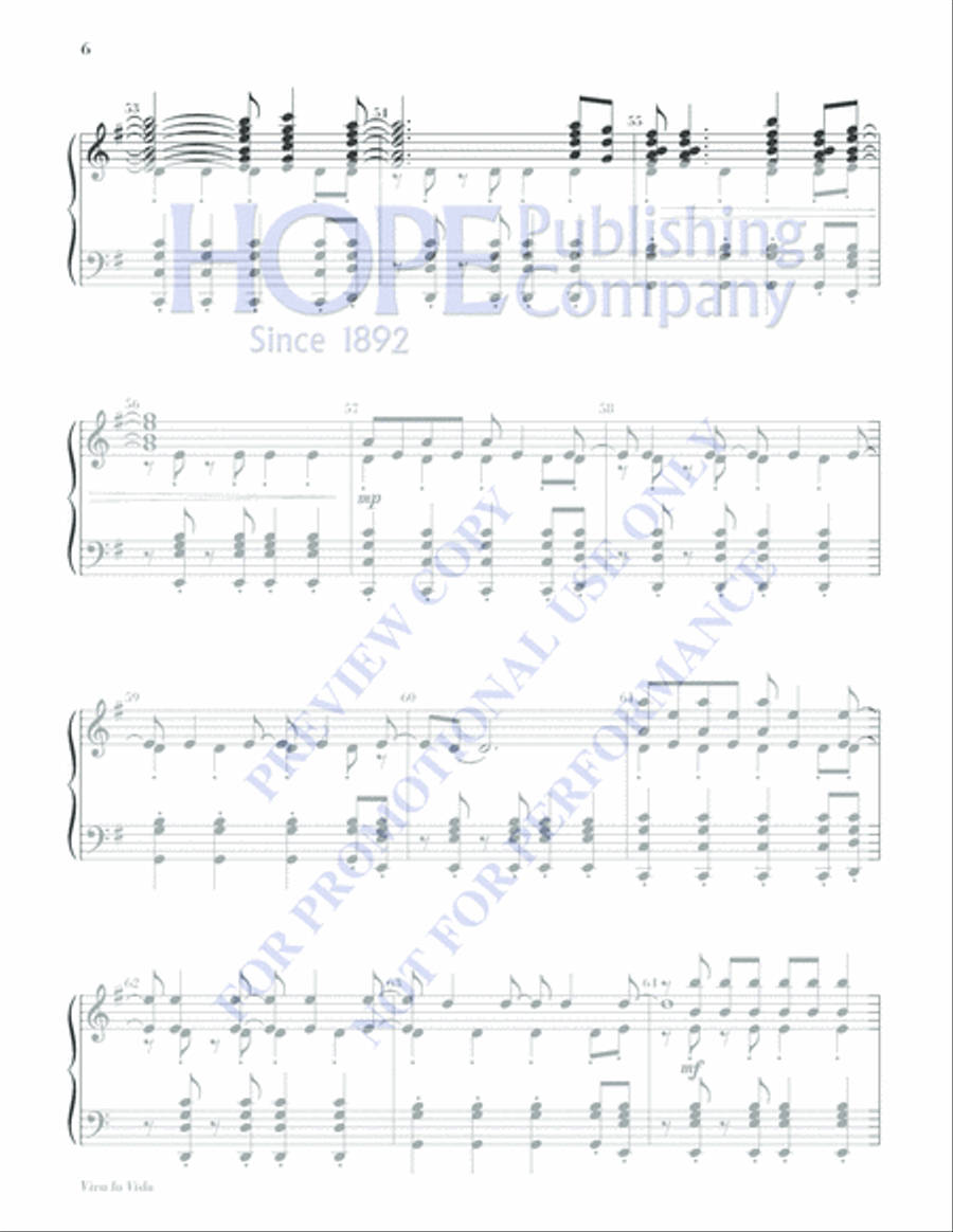 Viva la Vida 5-Octaves scores gallery preview page 6