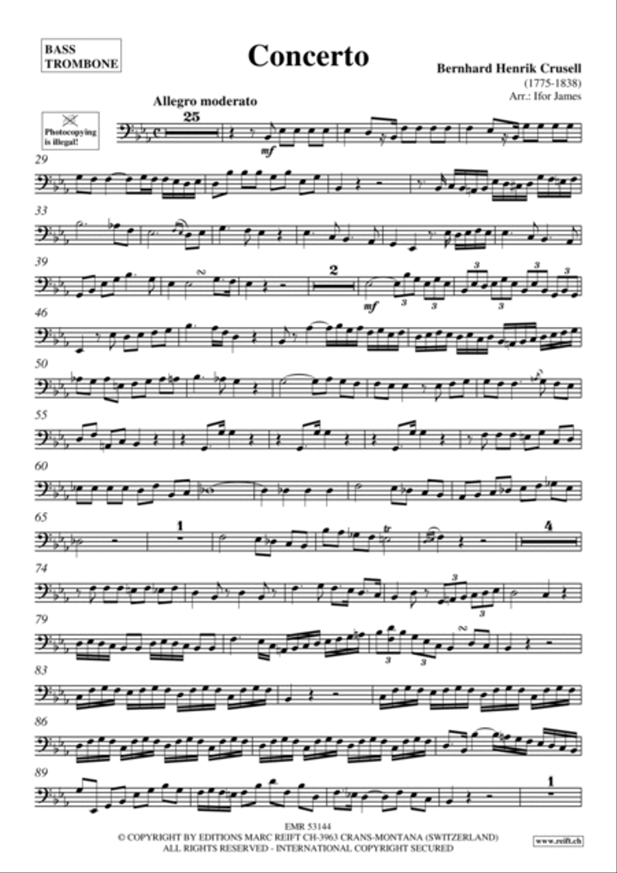 Concerto Concerto Trombone scores gallery preview page 2