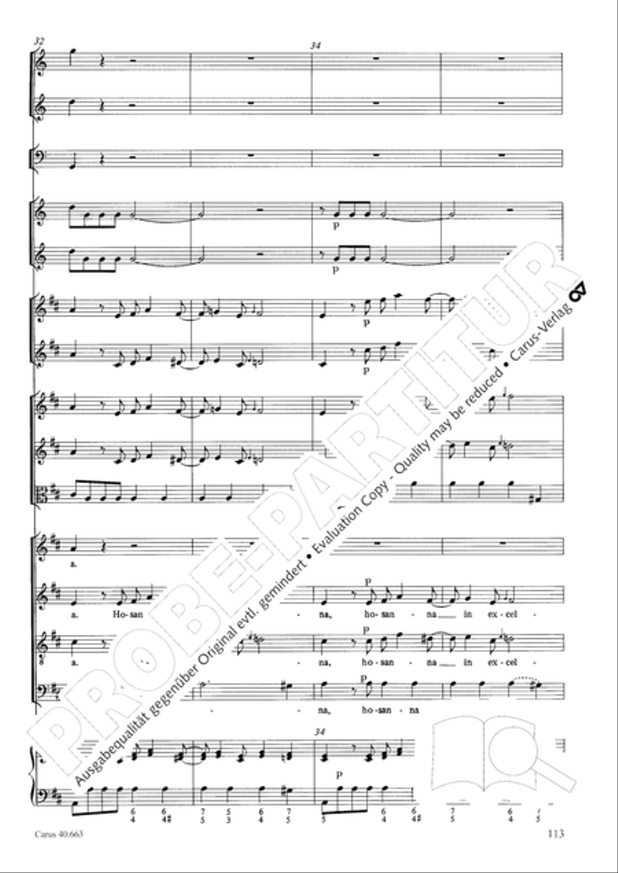 Mass in D minor (Missa in d) ATB scores gallery preview page 129