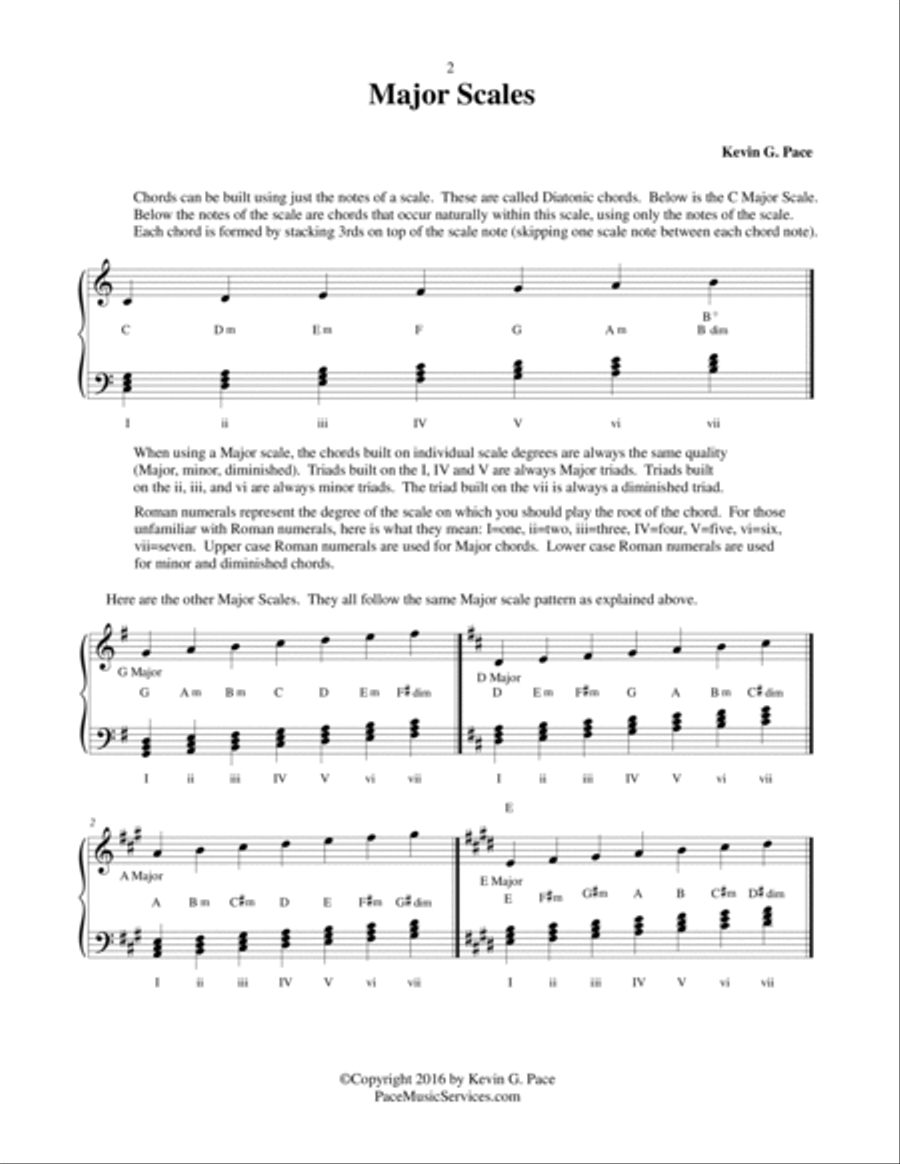 Playing the Piano With Chords - Volume 2 Piano Method scores gallery preview page 5