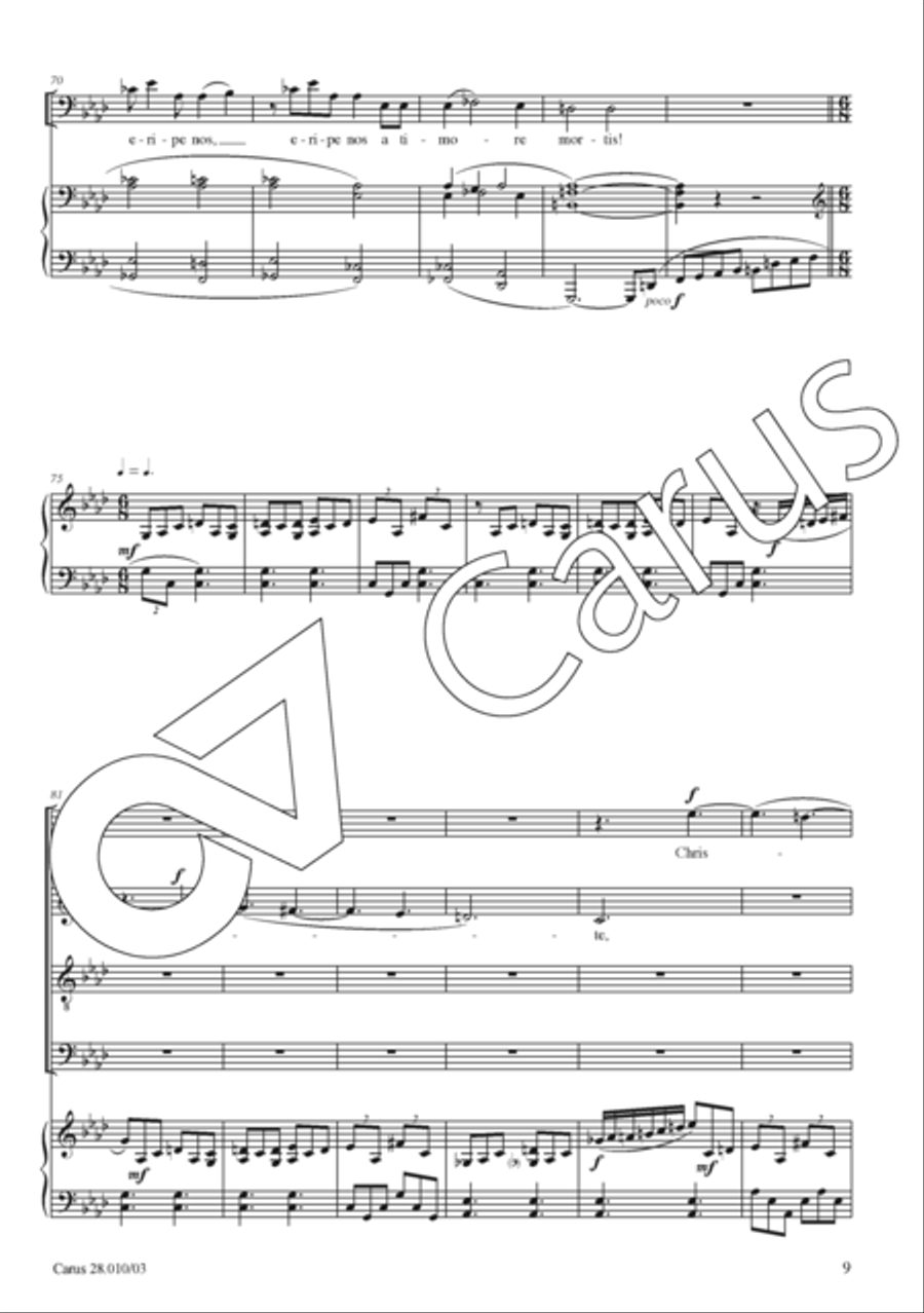 Missa ad maiorem Dei gloriam Divisi scores gallery preview page 10