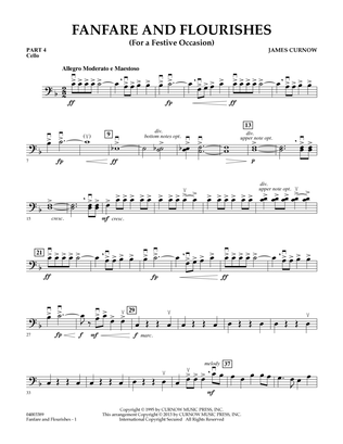 Fanfare and Flourishes (for a Festive Occasion) - Pt.4 - Cello