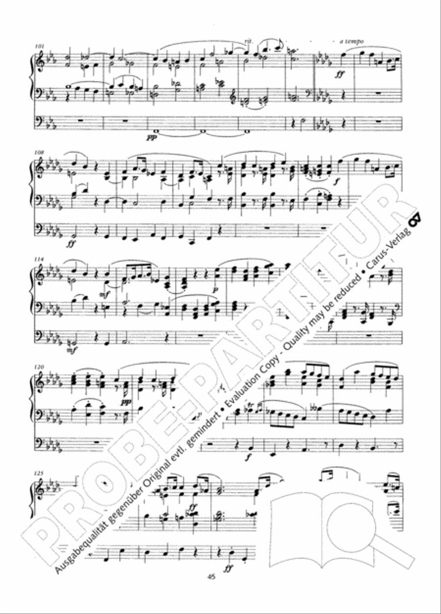 Zwolf Charakterstucke op. 156 Organ Solo scores gallery preview page 46