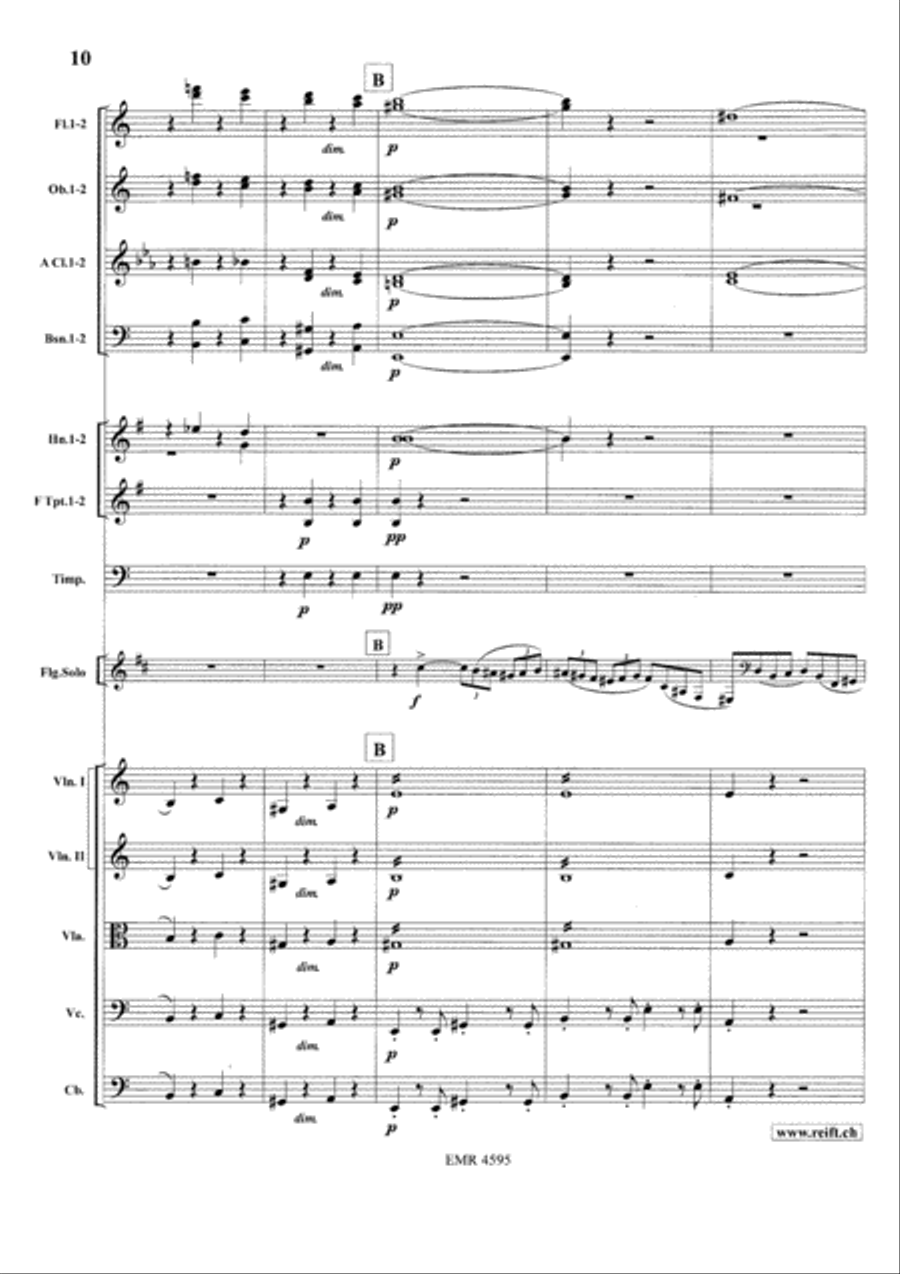 Concerto in A minor Orchestra scores gallery preview page 12