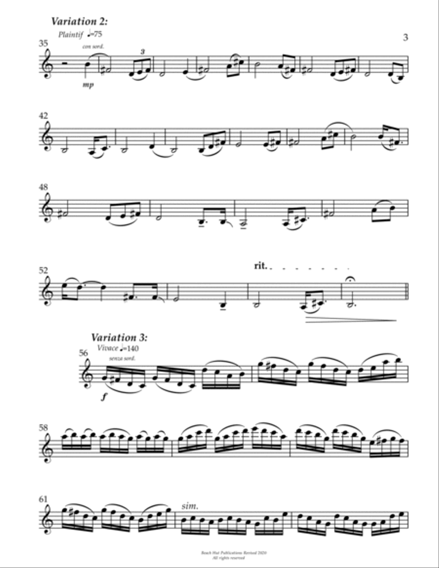 Variations on 