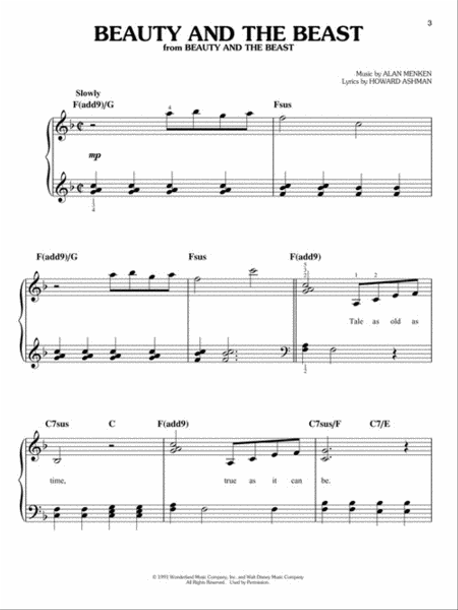 The Disney Collection – 3rd Edition Voice scores gallery preview page 3