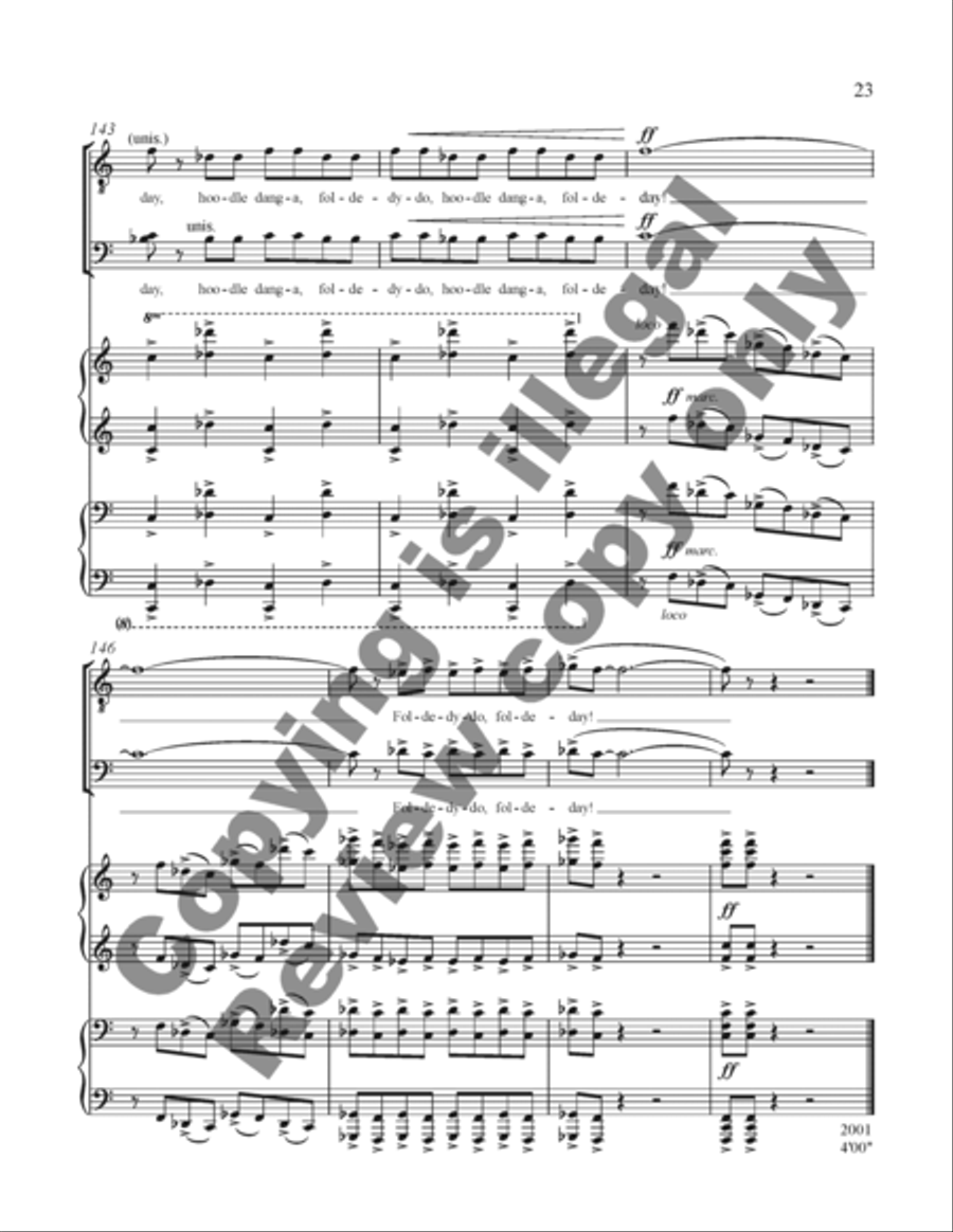 Sweet Betsy TTBB scores gallery preview page 42