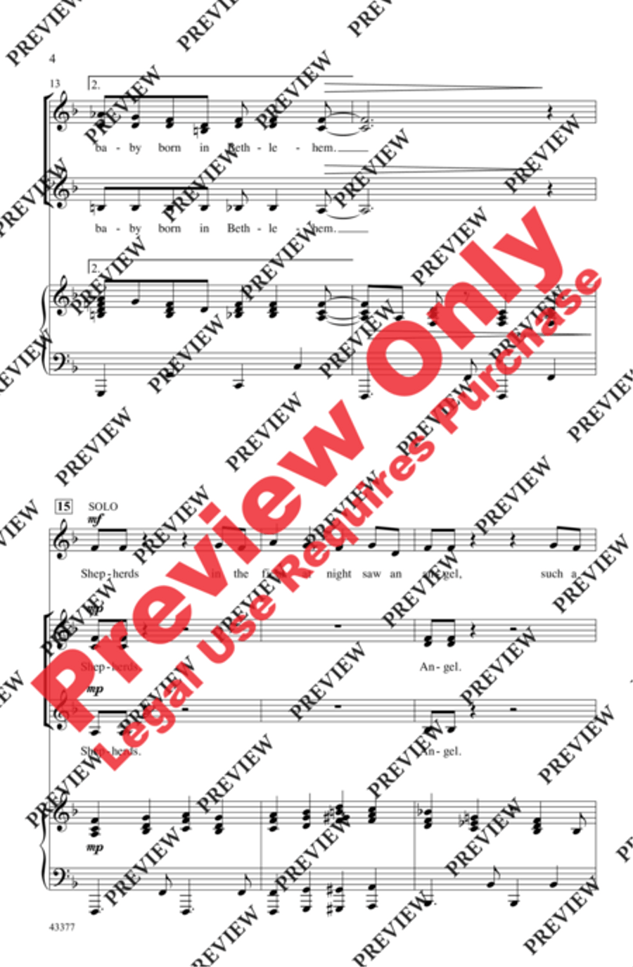 Can You Hear the Angels? Can You Hear the Angels? Women's Choir scores gallery preview page 4