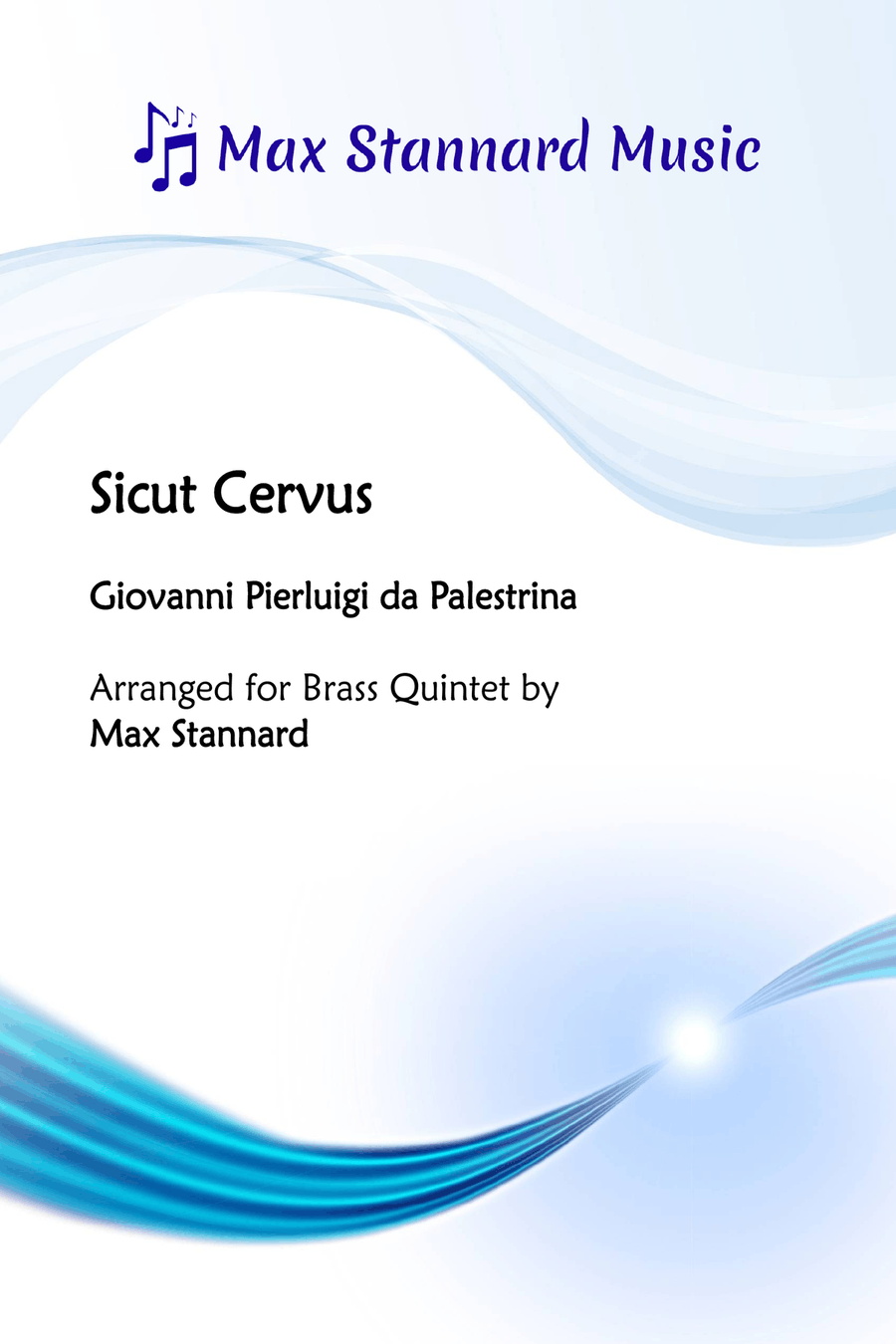 Sicut Cervus Brass Ensemble scores gallery preview page 1