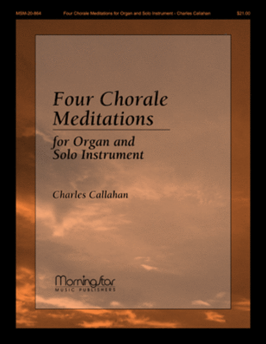 Four Chorale Meditations for Organ and Solo Instrument Organ scores gallery preview page 1