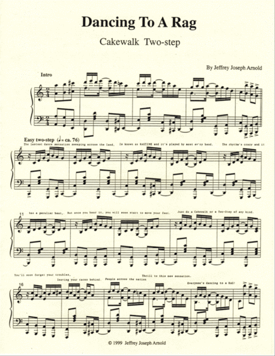 Dancing To A Rag Voice scores gallery preview page 2