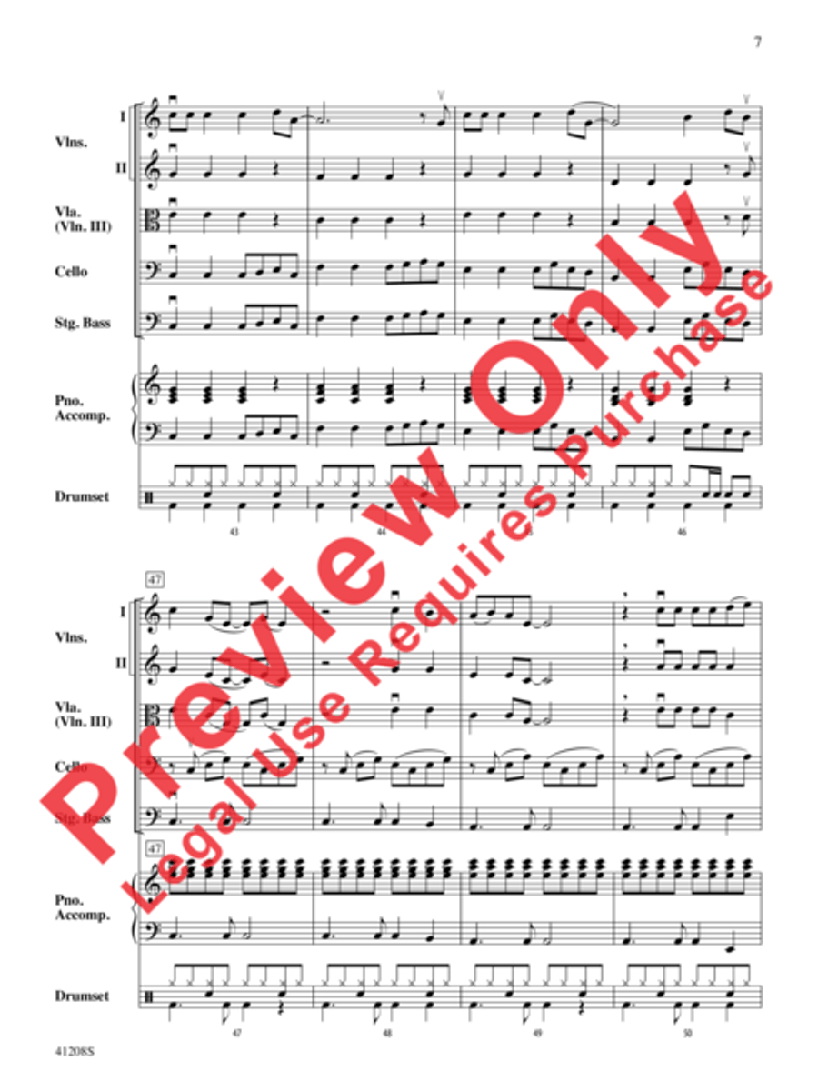 We Are Young We Are Young String Orchestra scores gallery preview page 8
