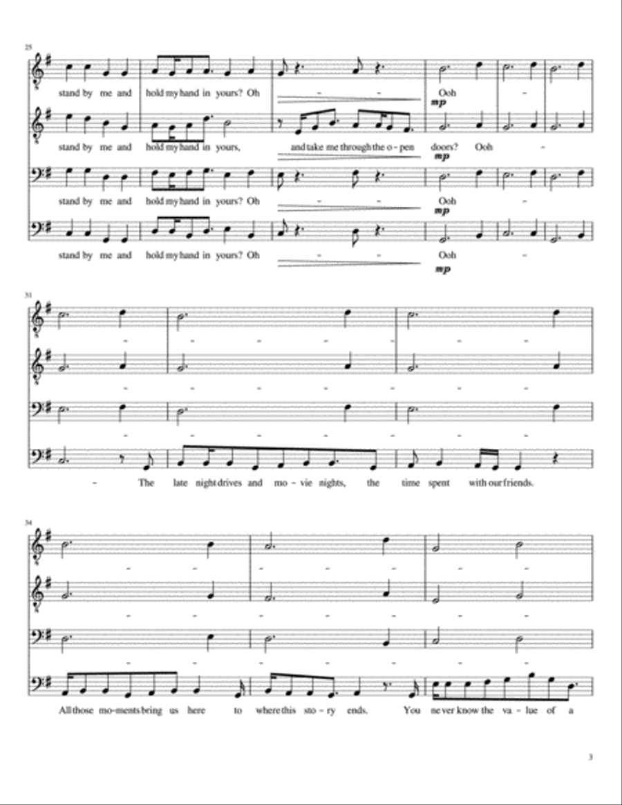 Through the Open Door Through the Open Door TTBB scores gallery preview page 3
