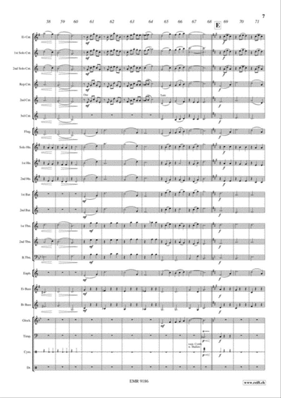 Edelweiss Brass Band scores gallery preview page 8