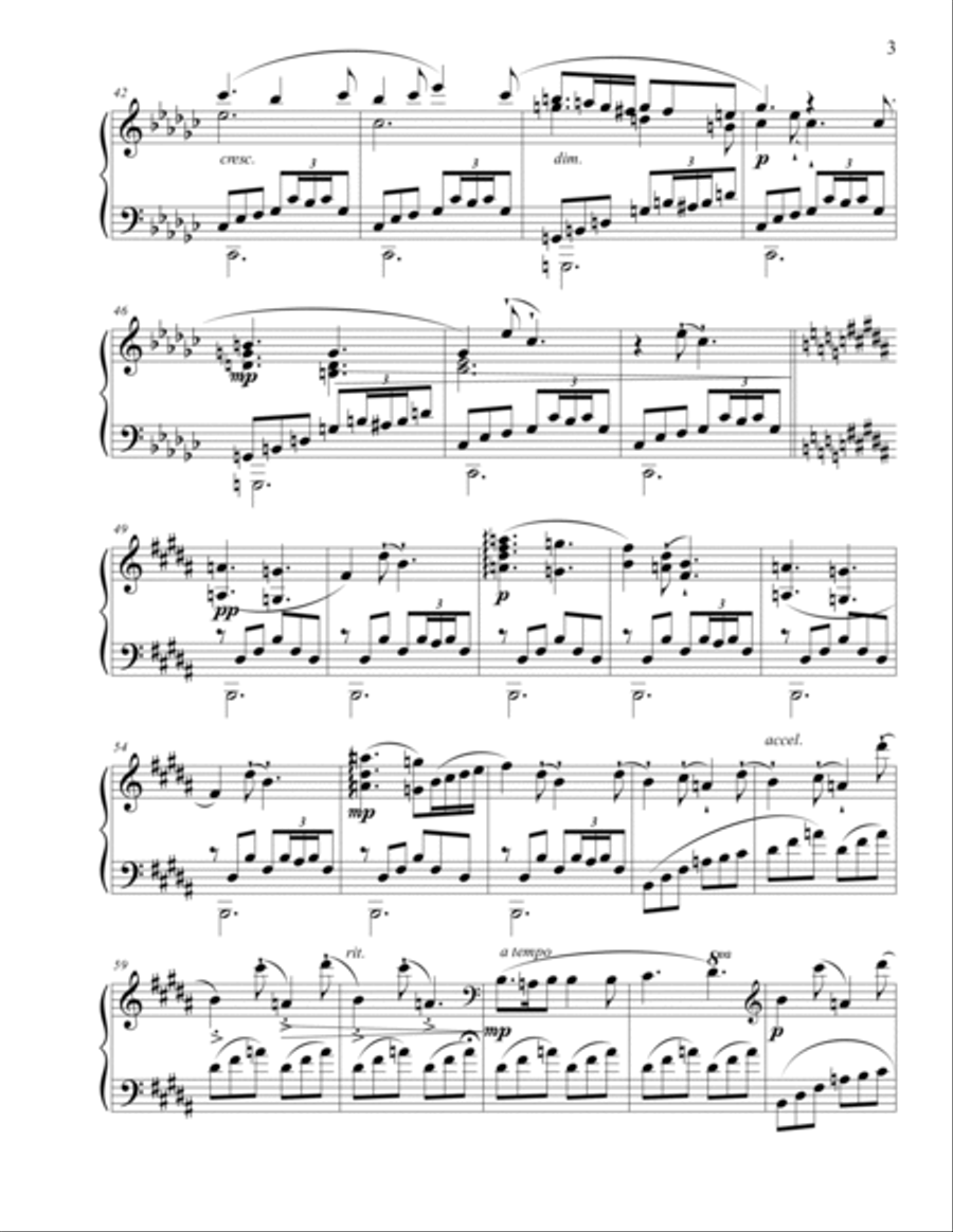Lovely Spring Morning Piano Solo scores gallery preview page 3