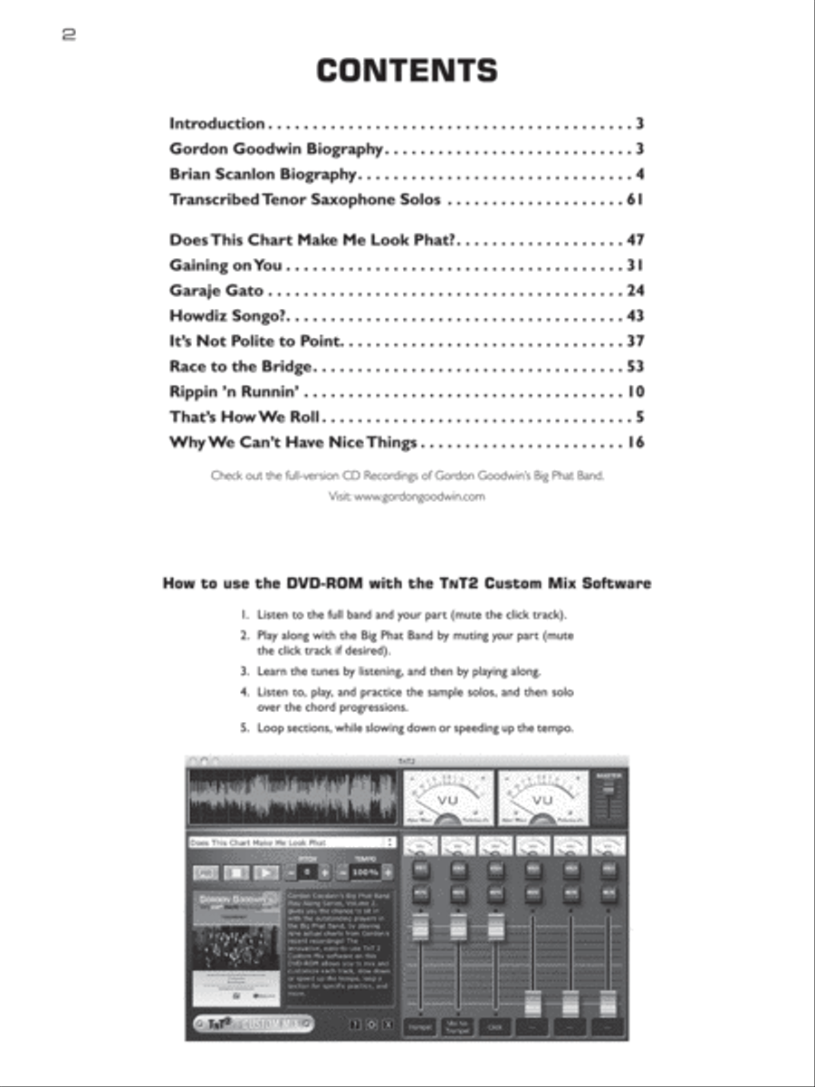 Gordon Goodwin's Big Phat Play Along, Volume 2 image number null