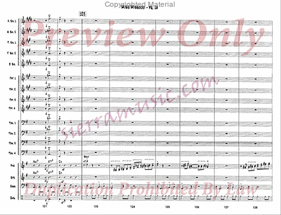 Miss Missouri Big Band scores gallery preview page 17
