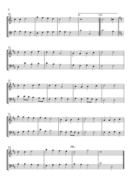 5 Christmas Carols (Flute and Bassoon) - Easy Intermediate Level image number null