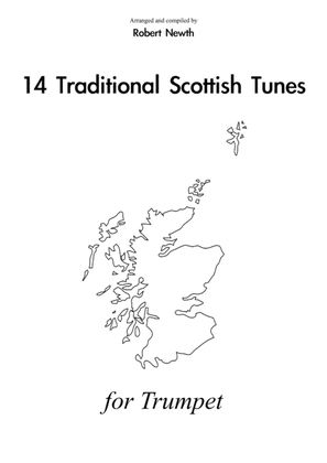 Book cover for 14 Traditional Scottish Tunes for Trumpet
