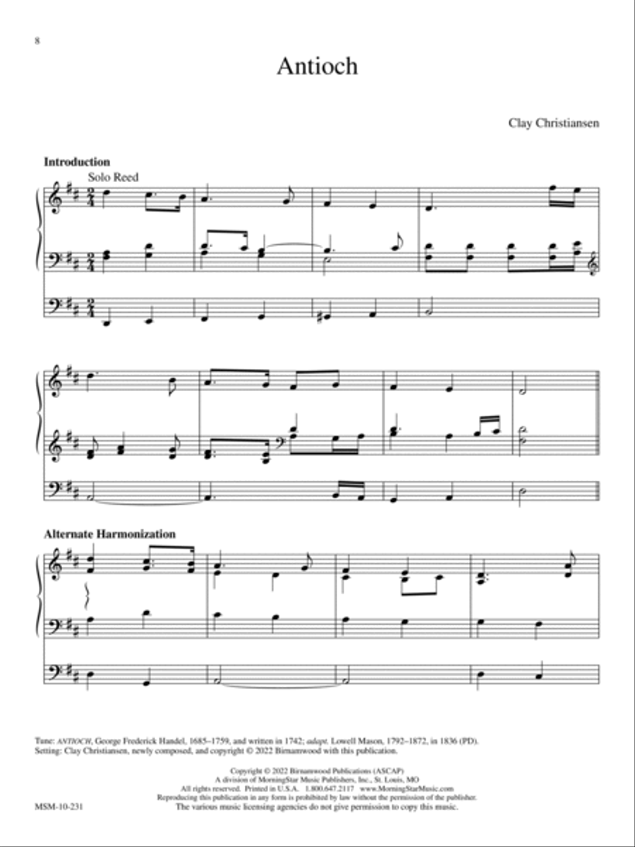 19 Introductions and Reharmonizations for Organ Organ Solo scores gallery preview page 6