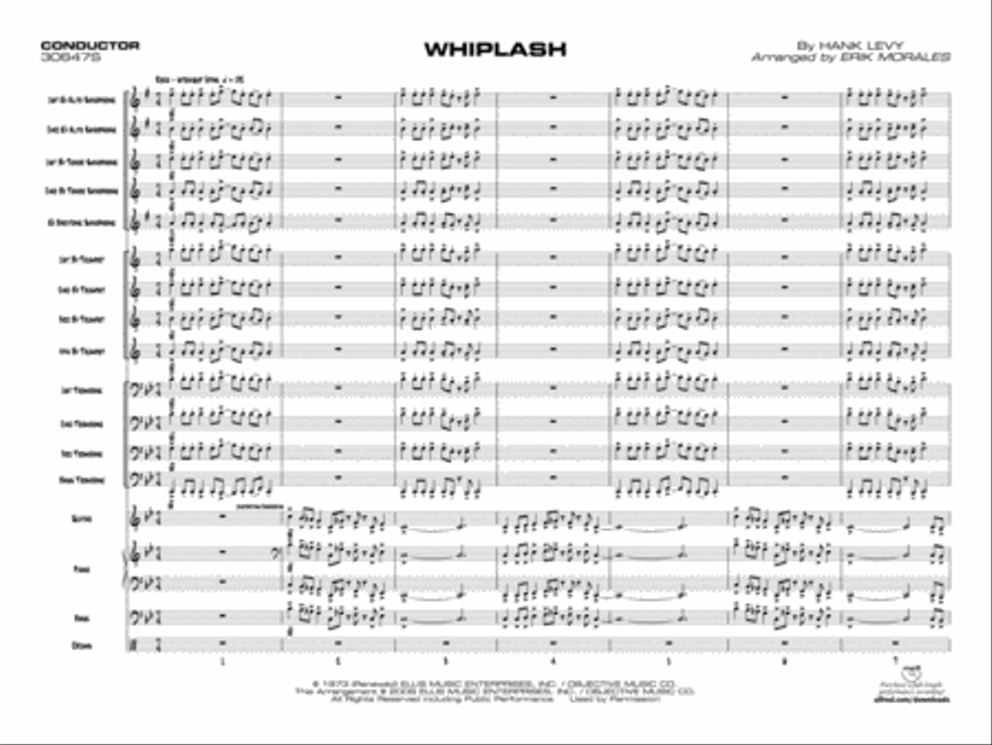 Whiplash Jazz Ensemble scores gallery preview page 2