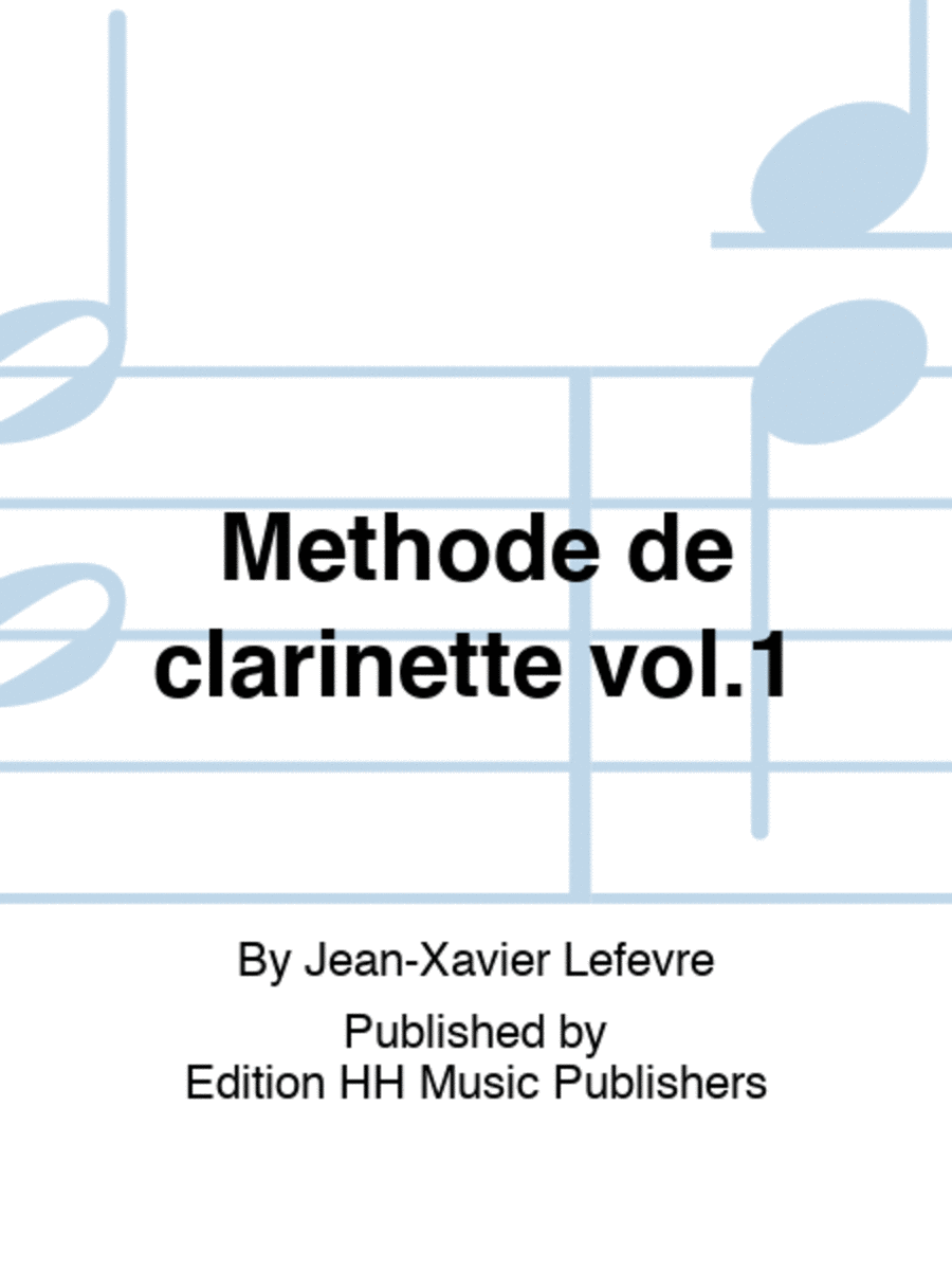 Méthode de clarinette vol.1