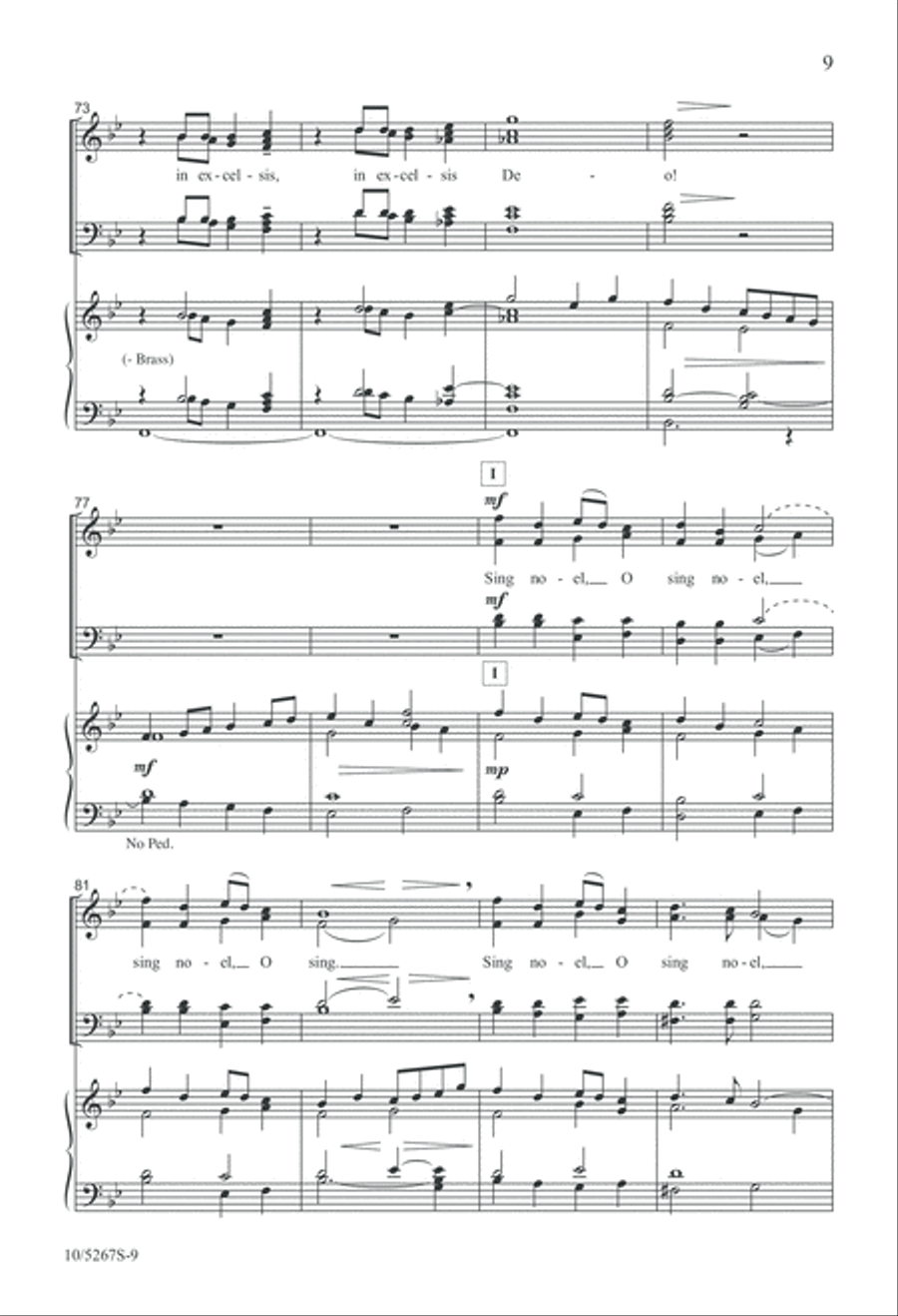 Christmas Gloria 4-Part scores gallery preview page 9