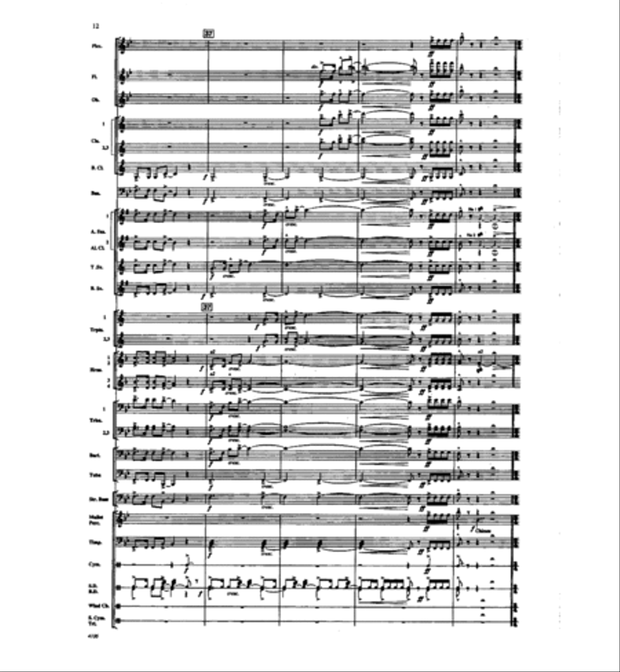 Of A Distant Star Concert Band scores gallery preview page 11