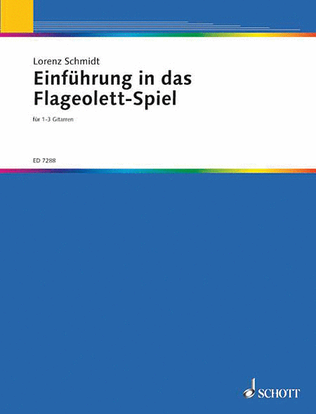 Book cover for Eine Flageolett-spiel Guitars