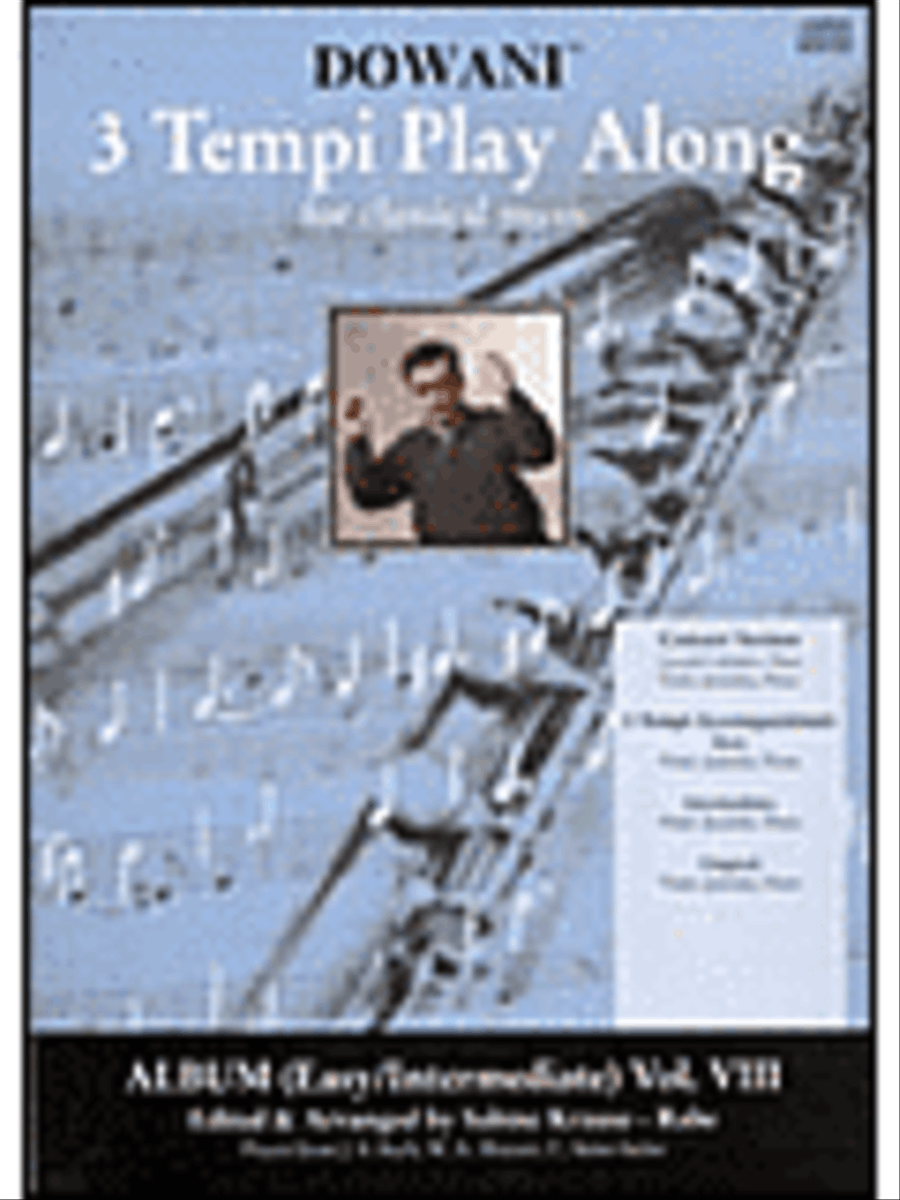 Album Vol. VIII (Intermediate) for Flute and Piano Flute Solo scores gallery preview page 1