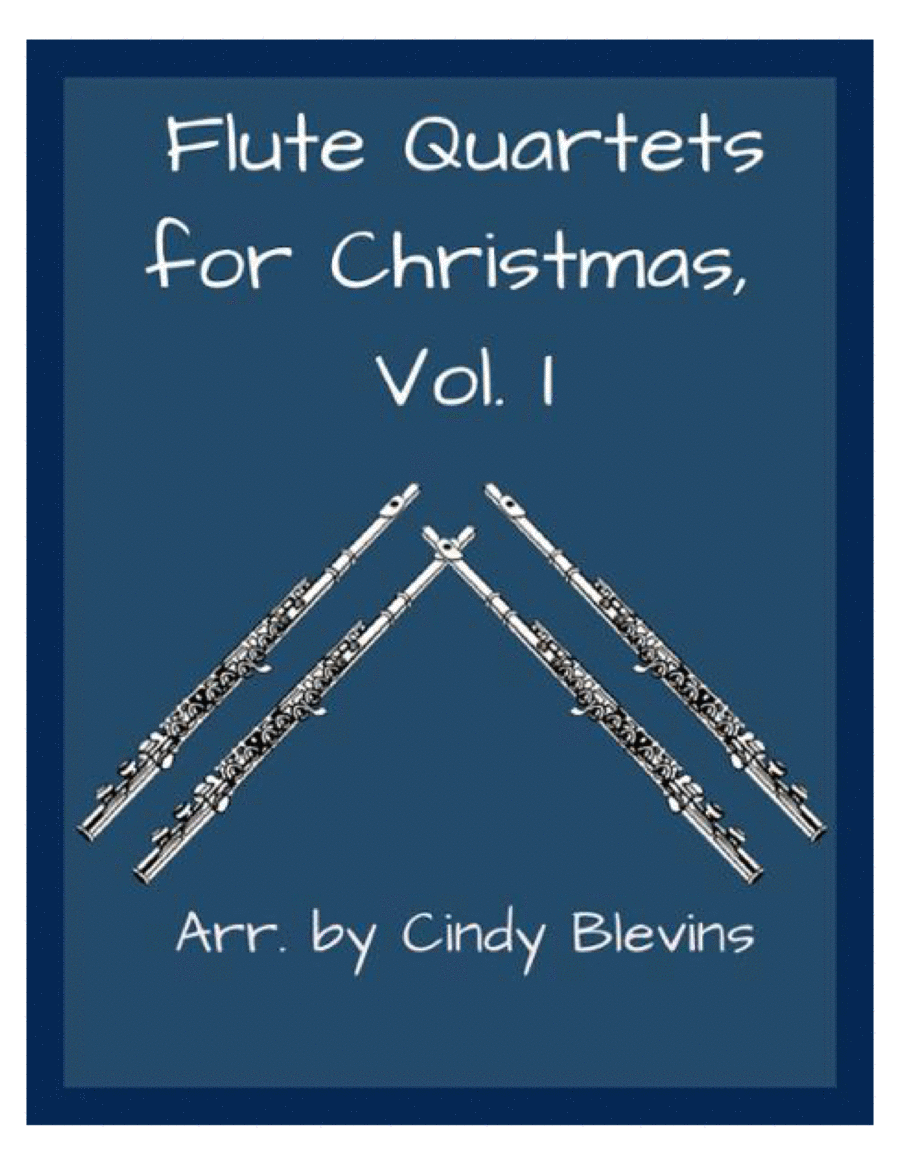 Flute Quartets for Christmas, Vol. I Flute Quartet scores gallery preview page 1
