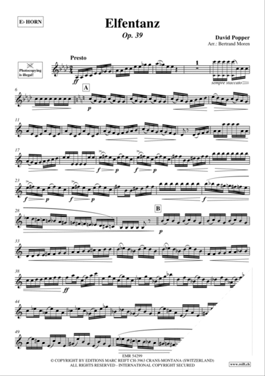 Elfentanz Elfentanz Horn scores gallery preview page 3