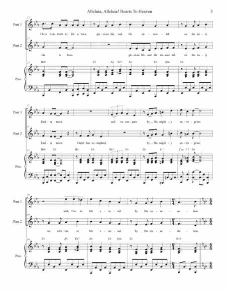 Alleluia, Alleluia! Hearts To Heaven (2-part choir) image number null