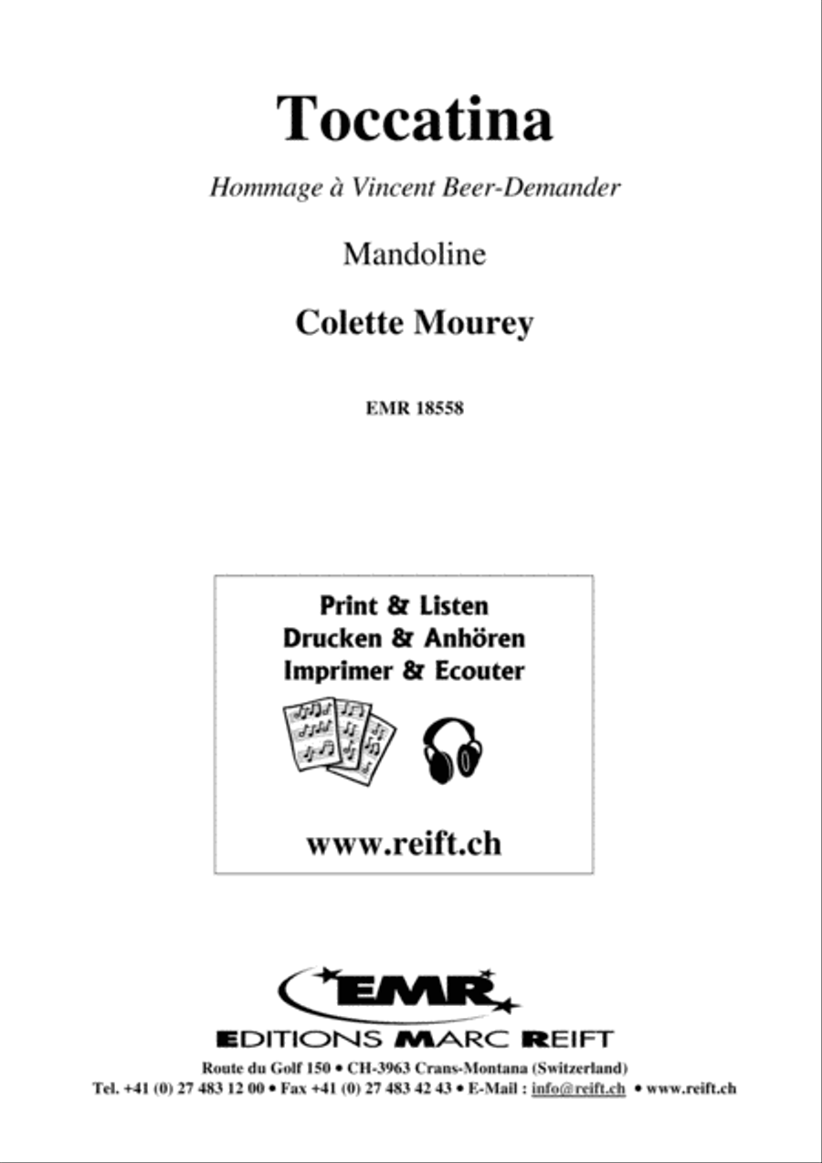Toccatina Mandolin scores gallery preview page 2