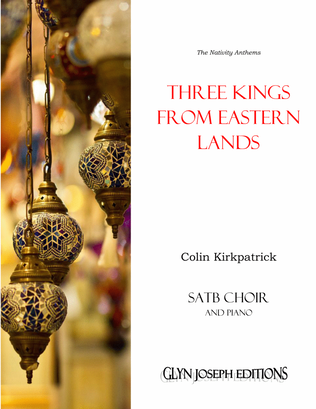Book cover for Three Kings from Eastern Lands (SATB Choir and piano)