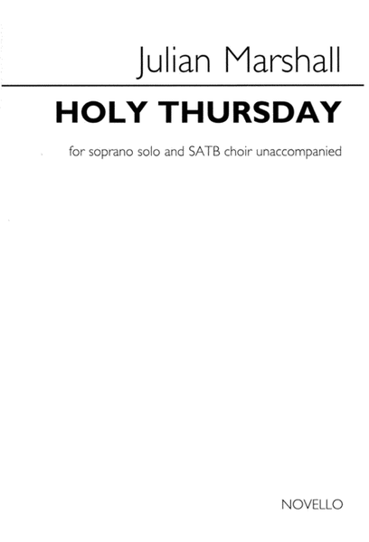 Holy Thursday 4-Part - Sheet Music