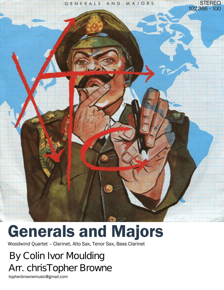 Generals And Majors Woodwind Quartet scores gallery preview page 1