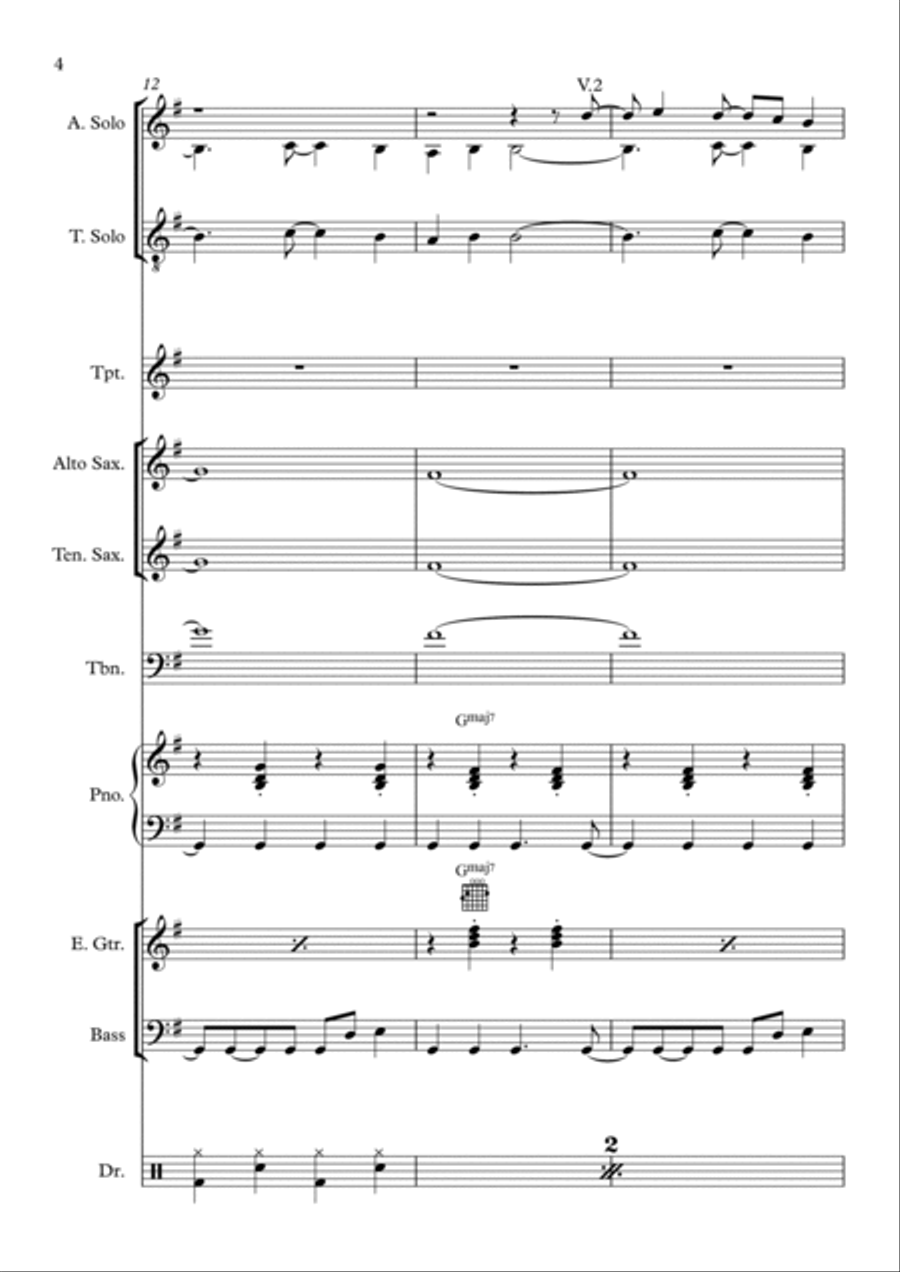 Reach Jazz Ensemble scores gallery preview page 4
