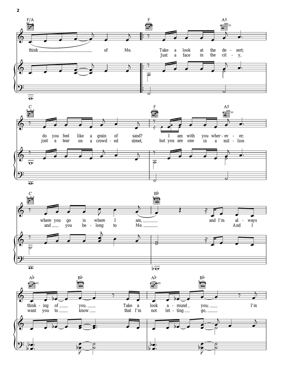 More Piano, Vocal, Guitar scores gallery preview page 2