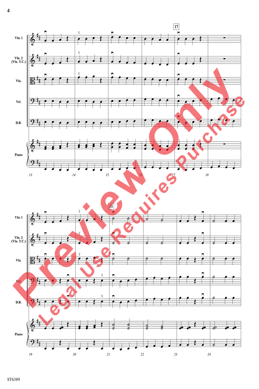 Impulse String Orchestra scores gallery preview page 4