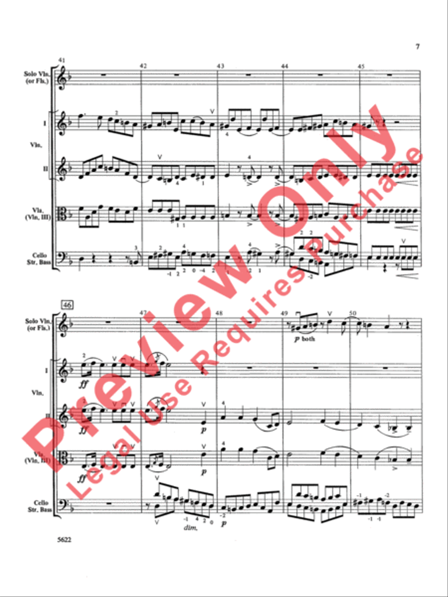 An Italian Elegy String Orchestra scores gallery preview page 8