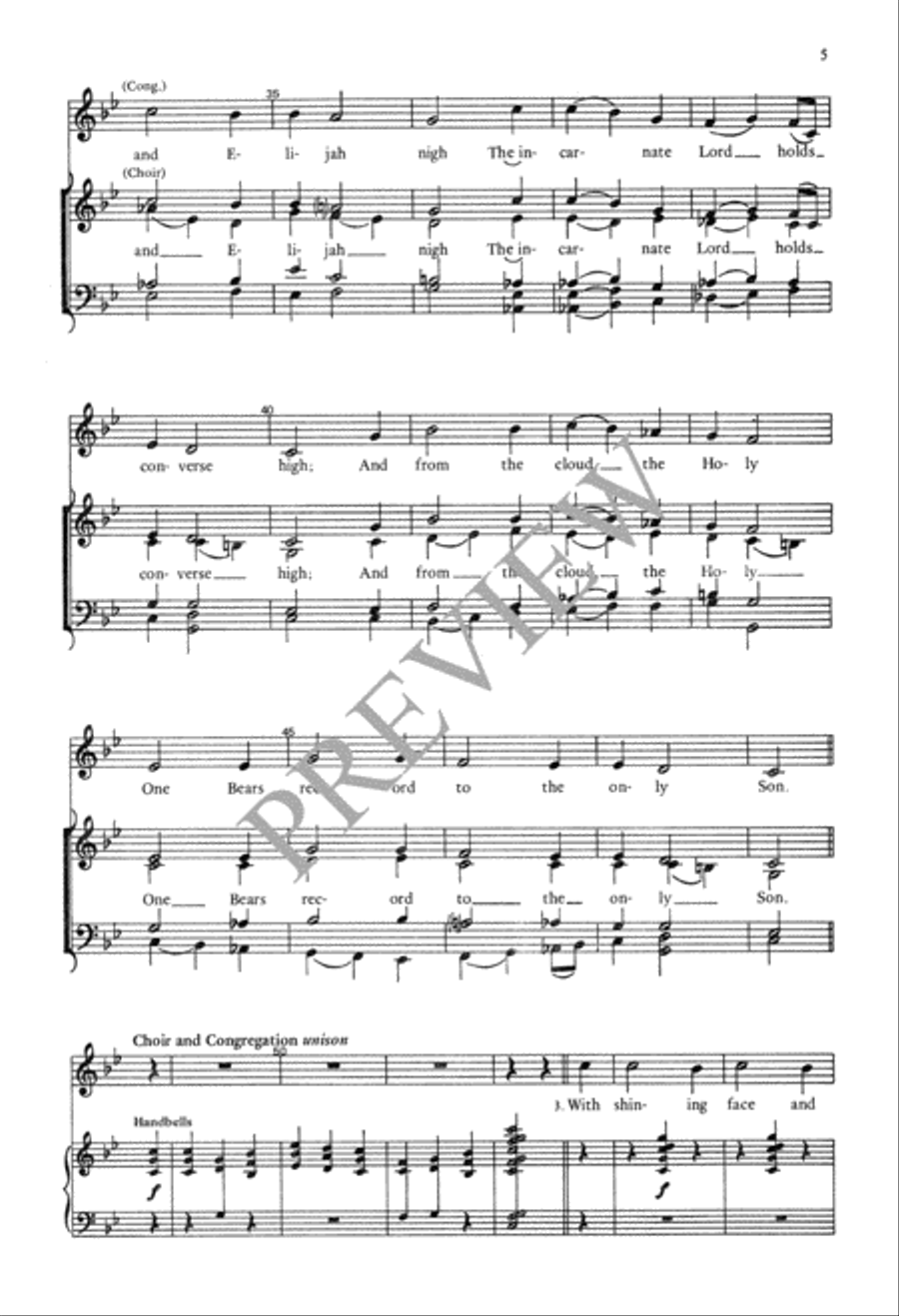 O Wondrous Type! O Vision Fair! 4-Part scores gallery preview page 5
