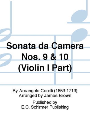 Sonata da Camera Nos. 9 & 10 (Violin I Part)