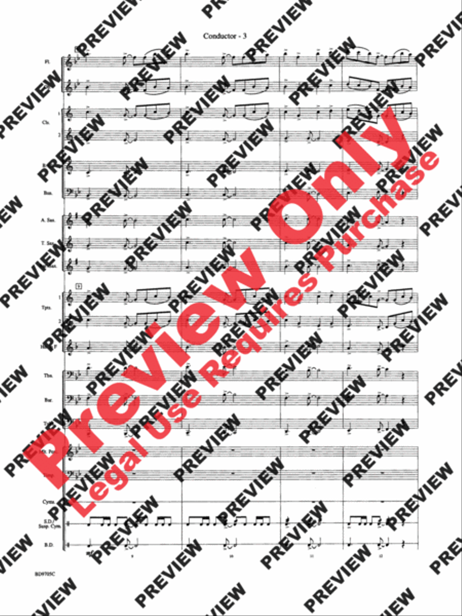 High Sierras High Sierras Concert Band scores gallery preview page 5
