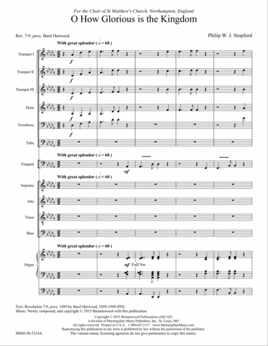 O How Glorious Is the Kingdom Choir scores gallery preview page 2