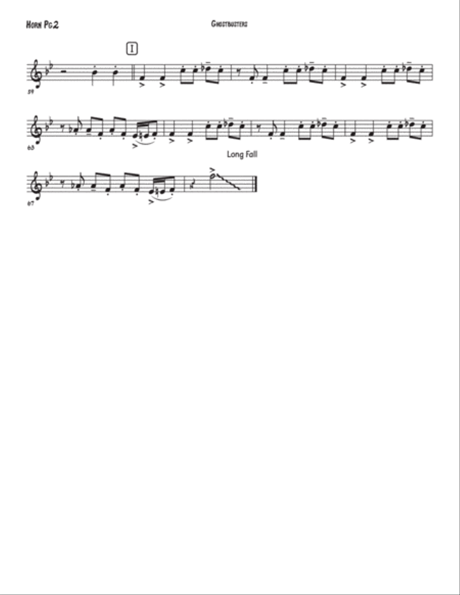 Ghostbusters Brass Ensemble scores gallery preview page 3